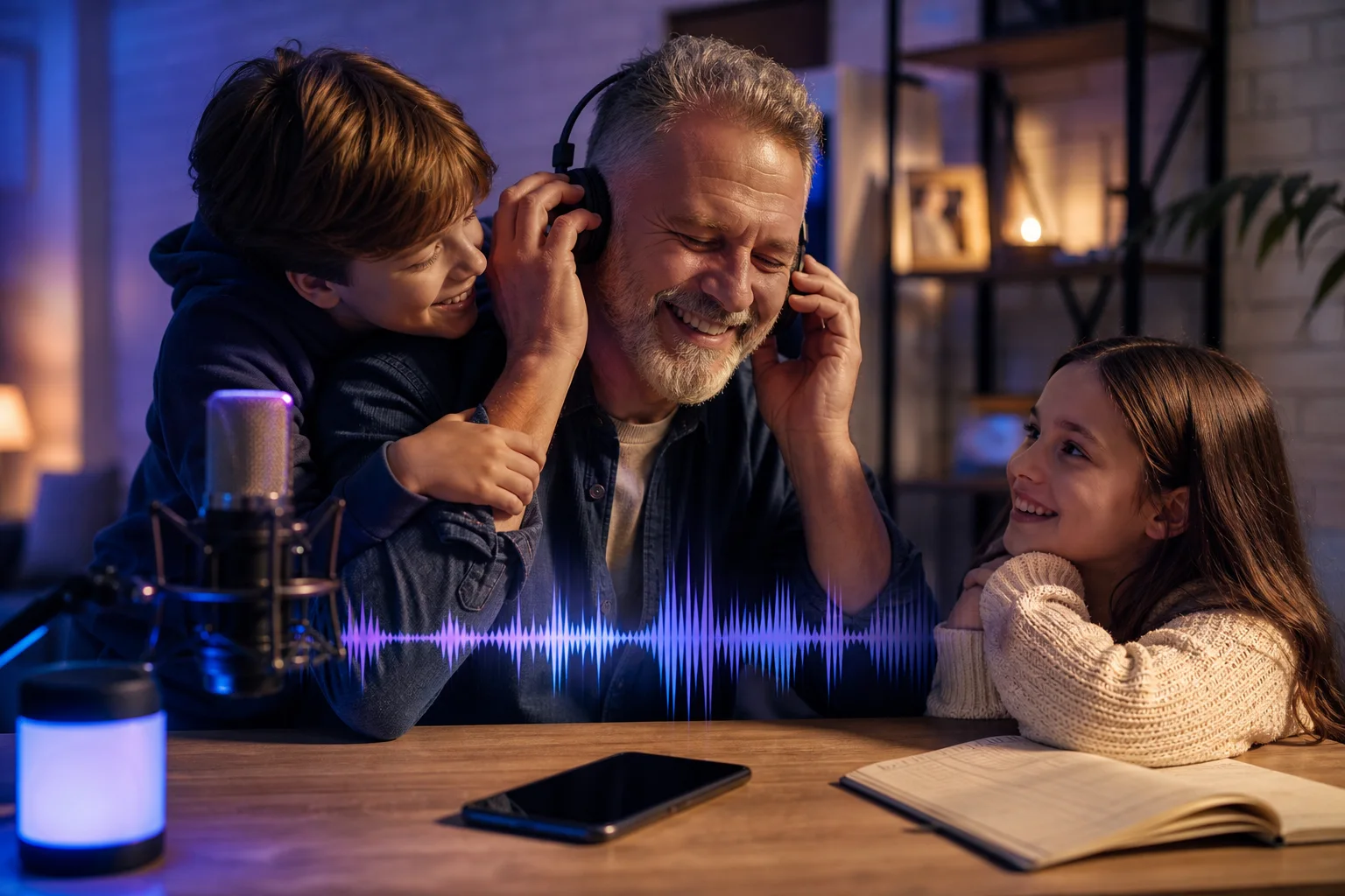 Editorial illustration for “Create a Personalized Song for Father’s Day”